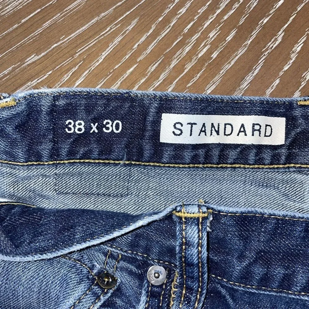Gap‎ 1969 Dark Wash Standard Taper Jeans Mens size 38x30